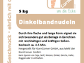 Dinkelnudel Band 8 mm 5 Kg