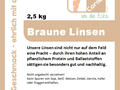Linse braun 2,5 Kg