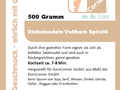 Dinkelnudel Vollkorn Spirelli 500 g