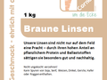 Linse braun 1 Kg